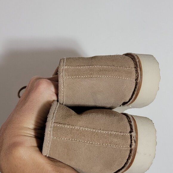 NEW Beek Alpine Swift Bootie Womens 8 Shearling Cozy Tan Suede Warm Outdoors - Picture 6 of 9